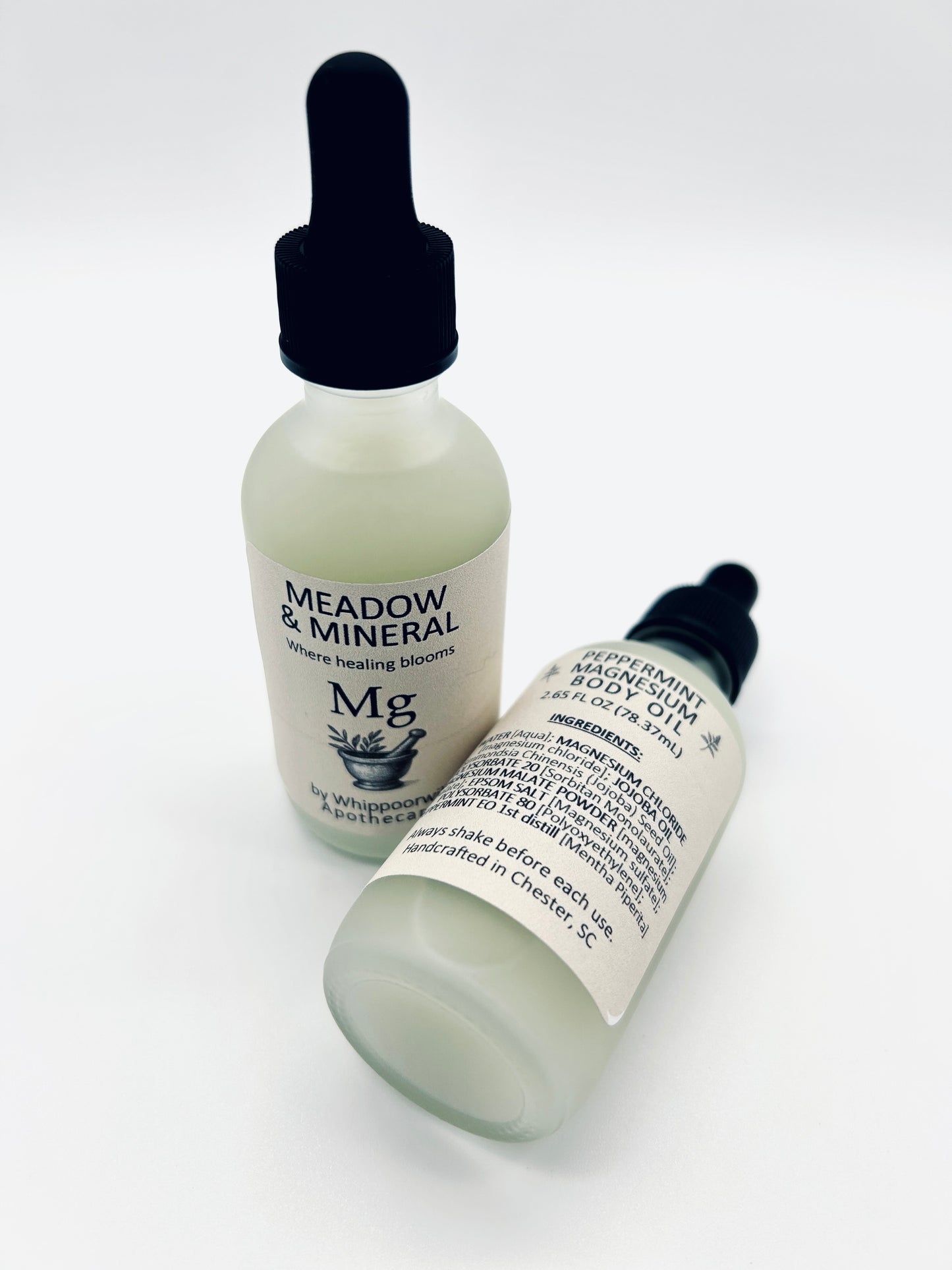 Peppermint Magnesium Body Oil | Meadow & Mineral by Whippoorwill Apothecary